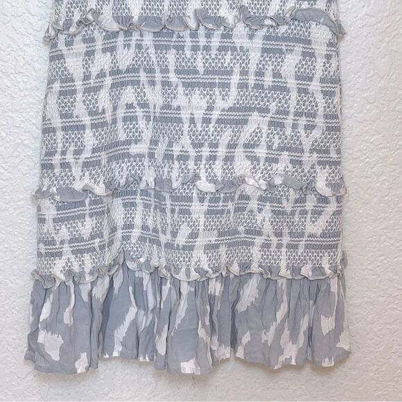 Buddy Love Laura Smocked Mini Dress in Slate size Small - Picture 9 of 9